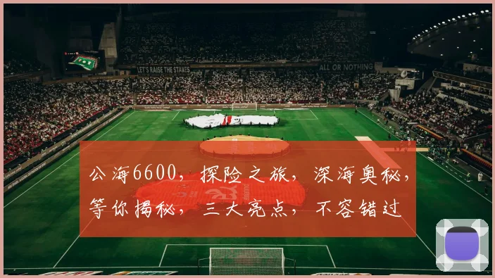 公海6600，探险之旅，深海奥秘，等你揭秘，三大亮点，不容错过